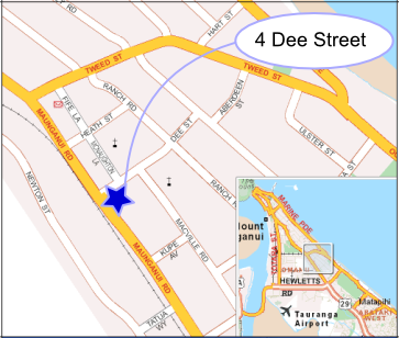Map of 4 Dee Street clinic